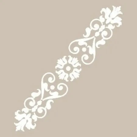 K162 6x20 Border Model Stencil