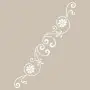 K163 6x20 Border Model Stencil