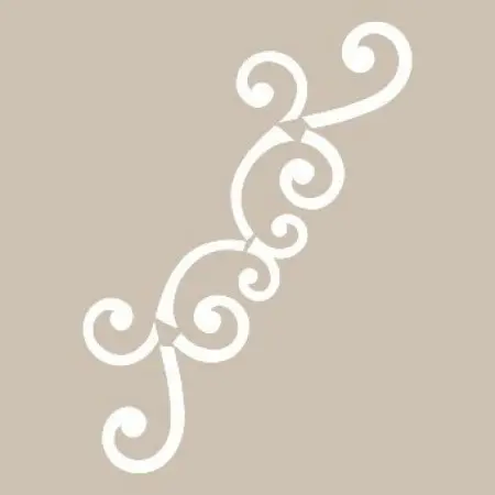 K164 6x20 Border Model Stencil