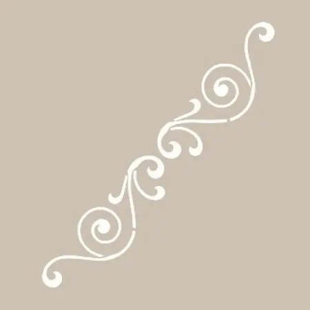 K165 6x20 Border Model Stencil