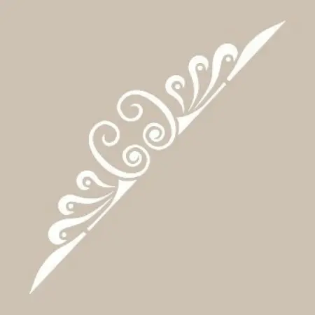 K166 6x20 Border Model Stencil