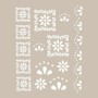 Çiçek Bordür Model AS406 A4 Stencil