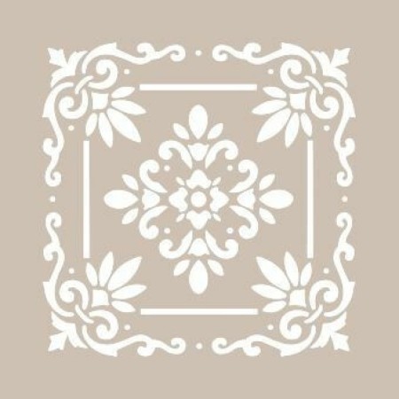 Tile Model AS407 A4 Stencil