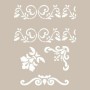 Yaprak Bordür Model AS410 A4 Stencil