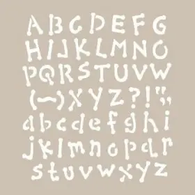 Yazı Model AS426 A4 Stencil