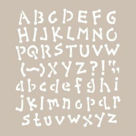 Text Model AS426 A4 Stencil