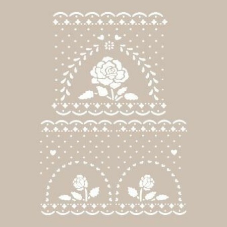 Rose Model AS427 A4 Stencil