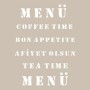 Menu Text Model AS431 A4 Stencil