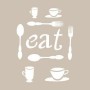 Fork Spoon Model AS432 A4 Stencil