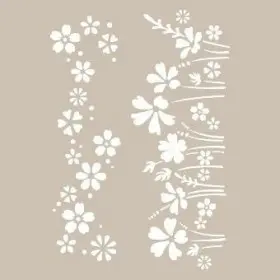 Çiçek Model AS447 A4 Stencil