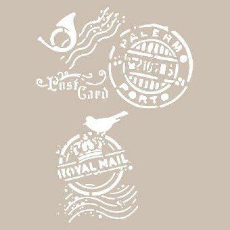Stamp Model AS457 A4 Stencil