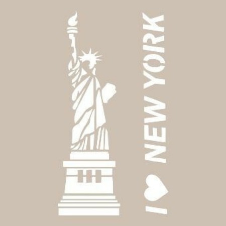 Statue of Liberty Model AS463 A4 Stencil