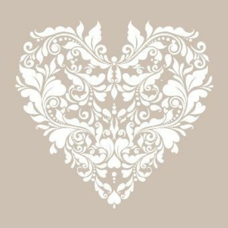 Heart Model AS477 A4 Stencil
