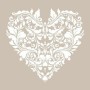 Heart Model AS477 A4 Stencil