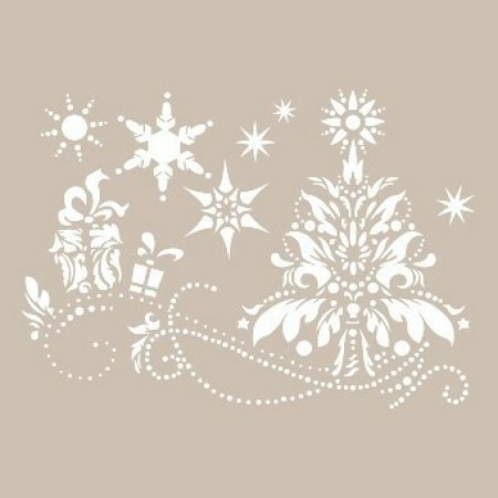 New Year Model AS501 A4 Stencil