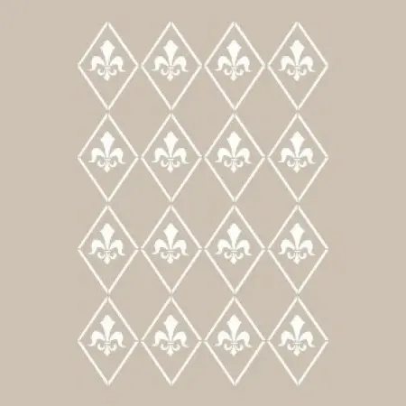 Baklava Model  AS517 A4 Stencil