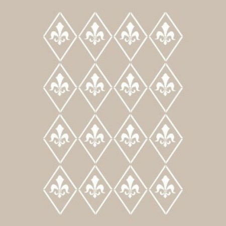 Baklava Model  AS517 A4 Stencil