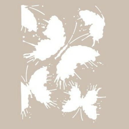 Butterfly Model AS537 A4 Stencil