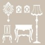 Decoration Model AS543 A4 Stencil