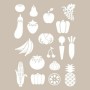 Fruit Model AS548 A4 Stencil