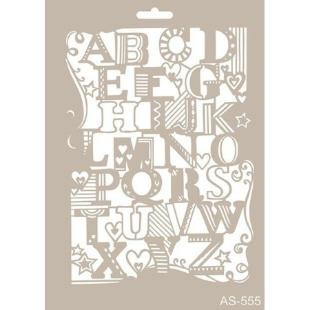 Text Model AS555 A4 Stencil
