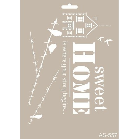 Text Model AS557 A4 Stencil
