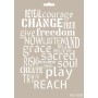 Text Model AS558 A4 Stencil