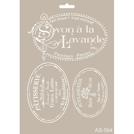Text Model AS564 A4 Stencil