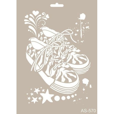 Ayakkabı Model AS570 A4 Stencil