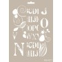 Text Model AS571 A4 Stencil