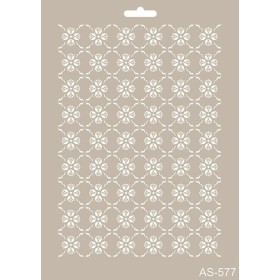 Çiçek Model AS577 A4 Stencil
