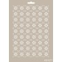 Flower Model AS577 A4 Stencil