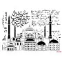 Hagia Sophia Model AS590 A4 Stencil