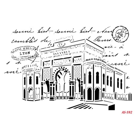 İstanbul Üniversitesi Model AS592 A4 Stencil