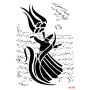 Whirling Dervish Model AS593 A4 Stencil