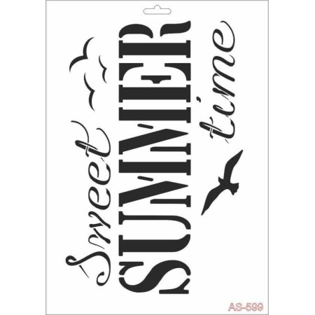 Summer Model AS599 A4 Stencil