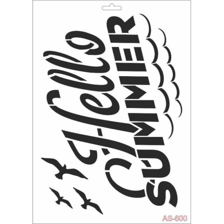 Summer Model AS600 A4 Stencil