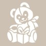 Teddy Bear Model D02 15x20 D Series Stencil