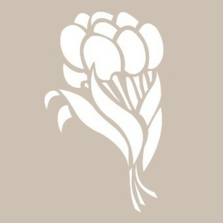 Flower Model D14 15x20 D Series Stencil