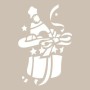 Gift Bottle Model D15 15x20 D Series Stencil