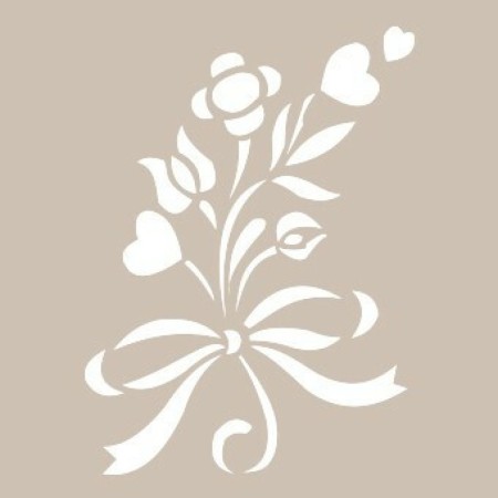 Flower Model D21 15x20 D Series Stencil