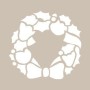 Christmas Wreath Model D39 15x20 D Series Stencil