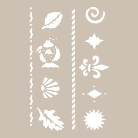 Border Model D47 15x20 D Series Stencil