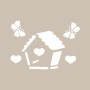 Bird House Model D53 15x20 D Series Stencil
