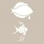 Fish Model D74 15x20 D Series Stencil