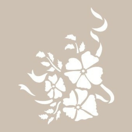 Flower Model D76 15x20 D Series Stencil