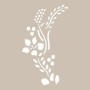 Flower Model D123 15x20 D Series Stencil