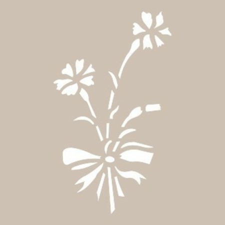 Flower Model D125 15x20 D Series Stencil