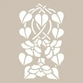 Yaprak Model D162 15x20 D Serisi Stencil
