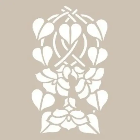 Yaprak Model D162 15x20 D Serisi Stencil